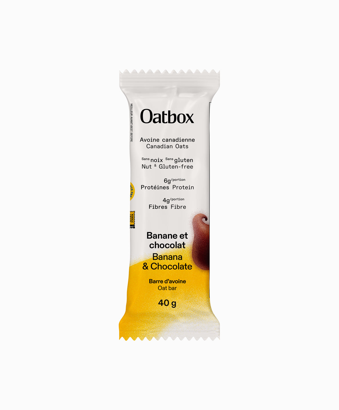 Barres tendres Banane et chocolat