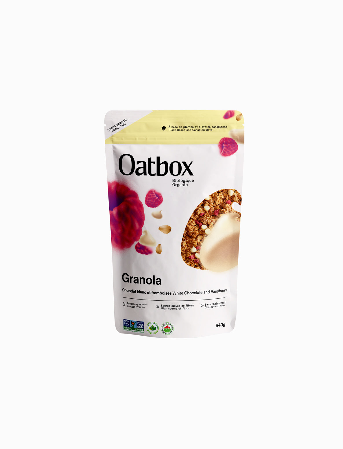 White Chocolate & Raspberry Granola (640g)