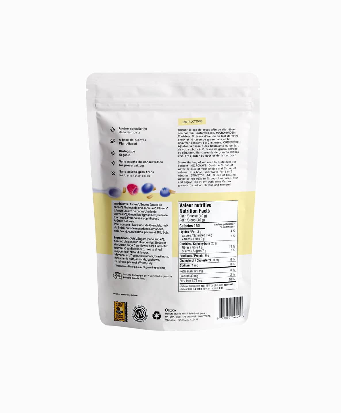 Gruau Petits fruits (300g)