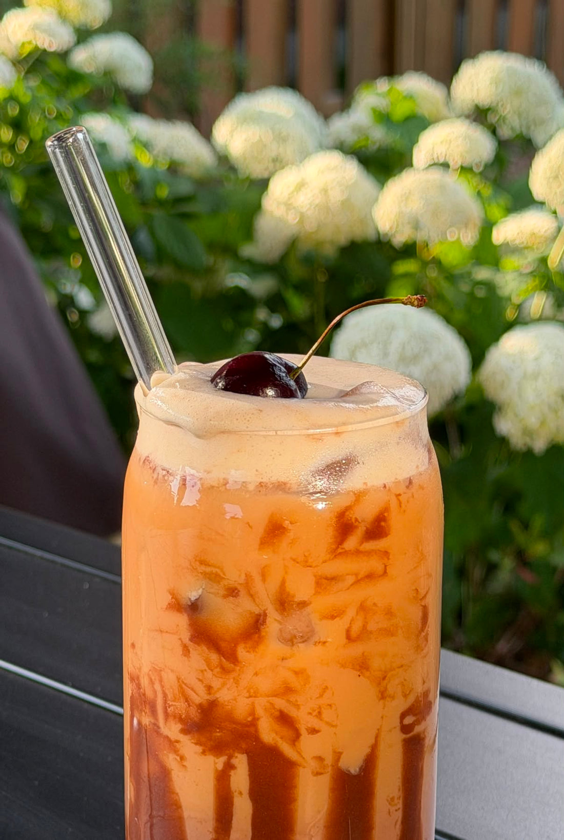 Black Forest Cake Iced Latte