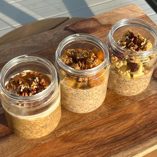 3 Ways to Prepare Peach Cobbler Protein Overnight Oats
