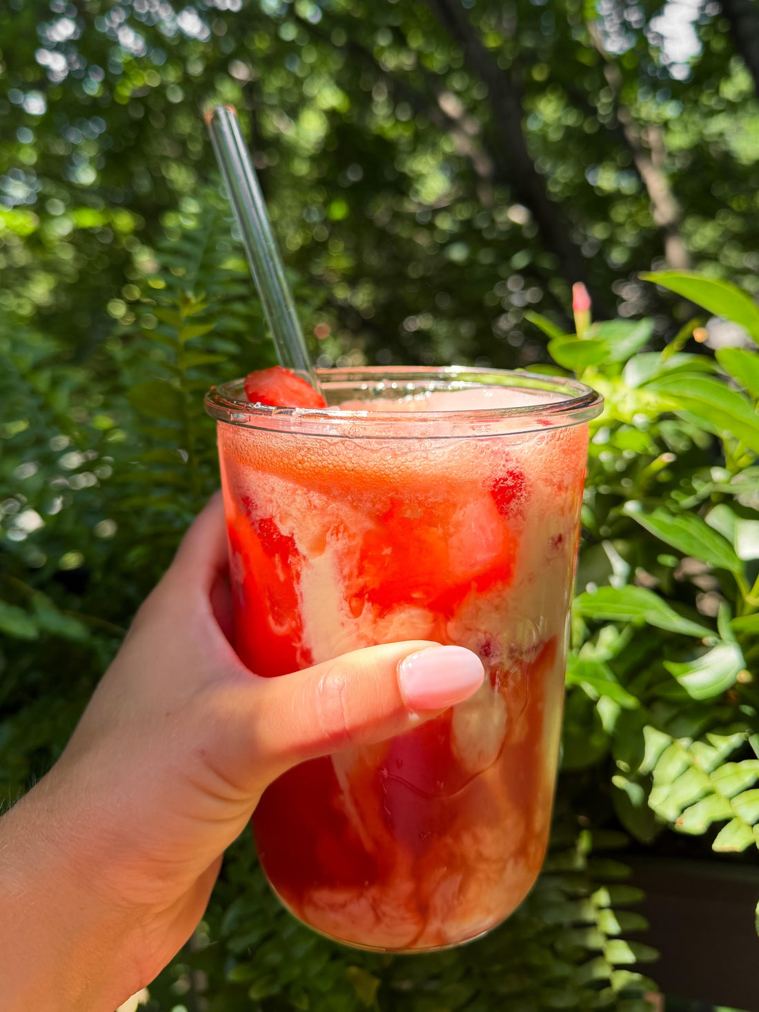 Creamy Strawberry Lemonade