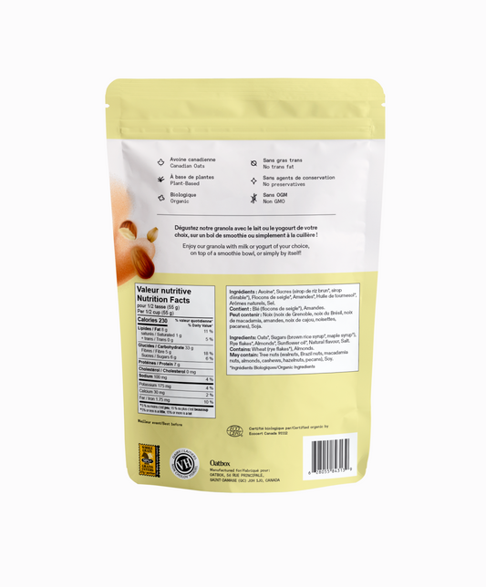 Granola Amandes caramélisées (300g)